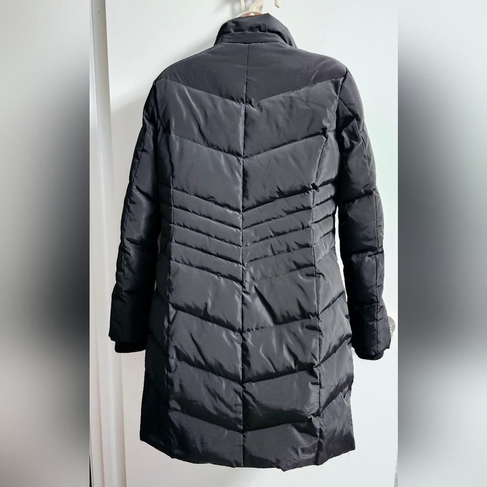 Cleo Down Black Women's Coat - Picture 3 of 16